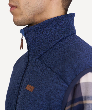 Жилет Флис RedFox Tweed Man (Мужской; S; Черно-Синий)